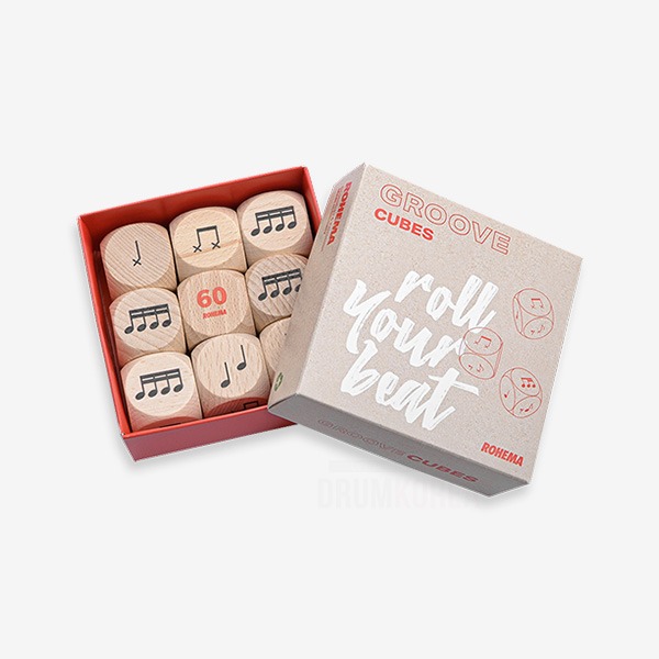 100년기업 독일 ROHEMA Groove Cubes 로헤마 그루브 큐브 주사위 놀이로 랜덤 리듬을 만들자 618111