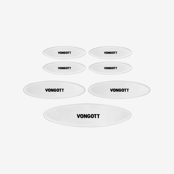 VONGOTT VMG2-SET7 폰거트 타원형 뮤트젤 단면점착 드럼세트팩 7개입 (737909)