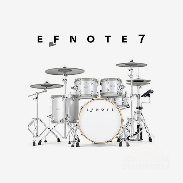 EFNOTE7 5기통 이에프노트7 심벌추가 올메쉬 어쿠스틱형 전자드럼 5기통 (페달 매트 미포함)