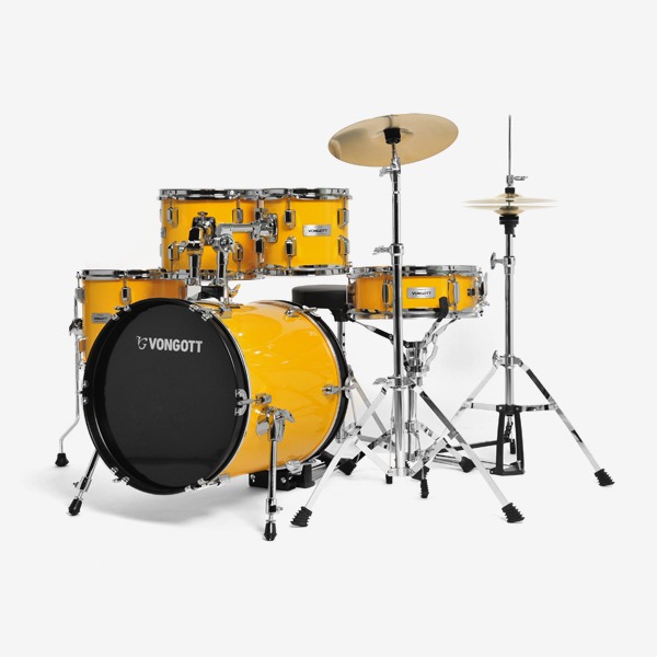 VONGOTT V1 Junior Drum Kit 5PCS 본거트 V1 주니어 드럼세트 5기통 하드웨어 드럼의자 심벌 포함 030703