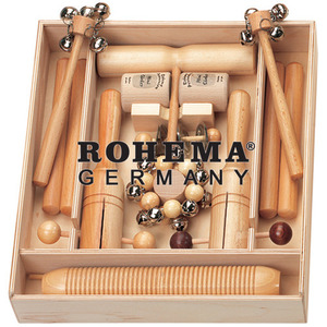 100년기업 독일 ROHEMA 오르프세트, 리듬악기세트 (61670)